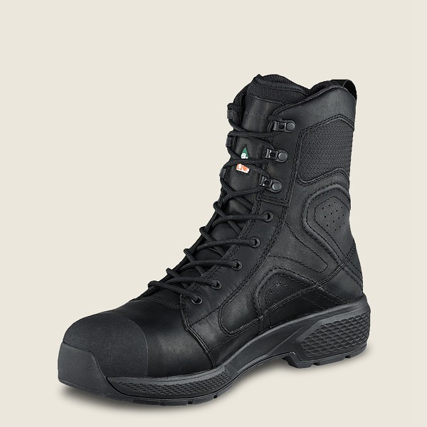 Red Wing Safety Bot Erkek - Exos Lite - 8-Inch Waterproof Csa Toe - Siyah - 71ZSXFRTA